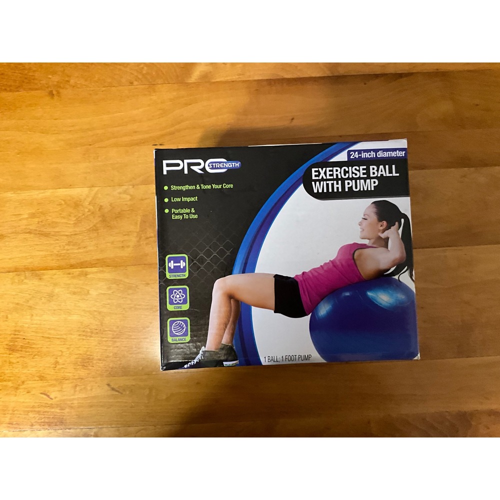 Pro Strength 24 Inch Diameter Exercise Ball Foot‎ Pump for Core Strength Balance